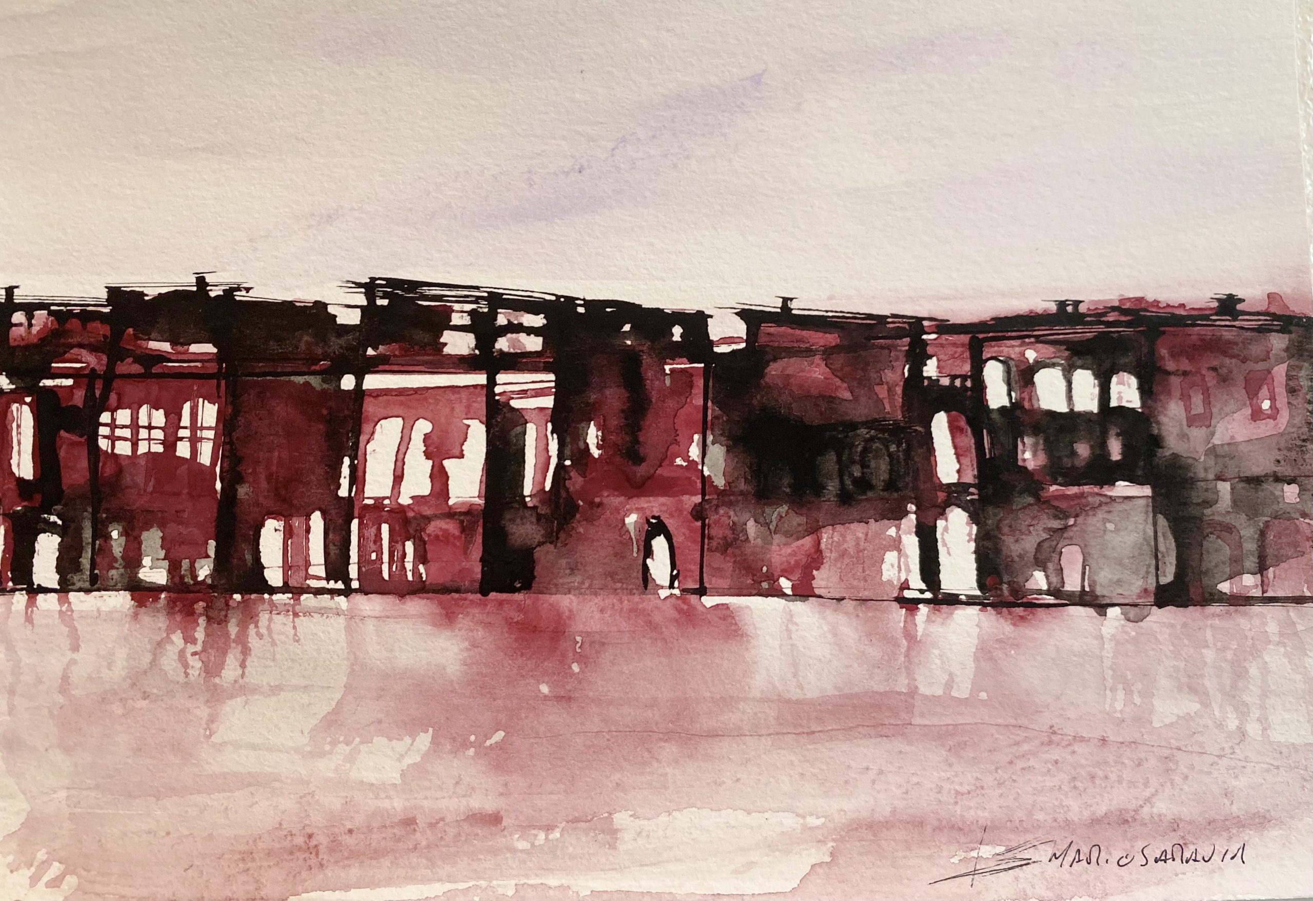 Atelier Mario Saravia, Paysage surréaliste