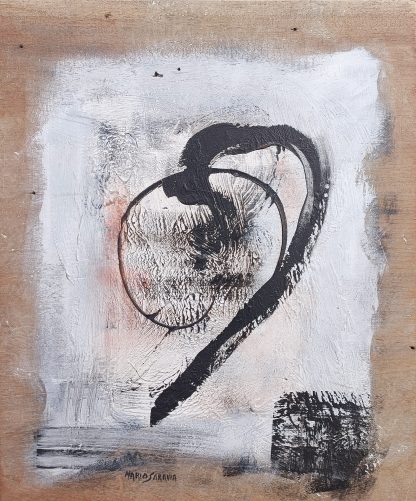 Atelier Mario Saravia, peinture acrylique sur bois