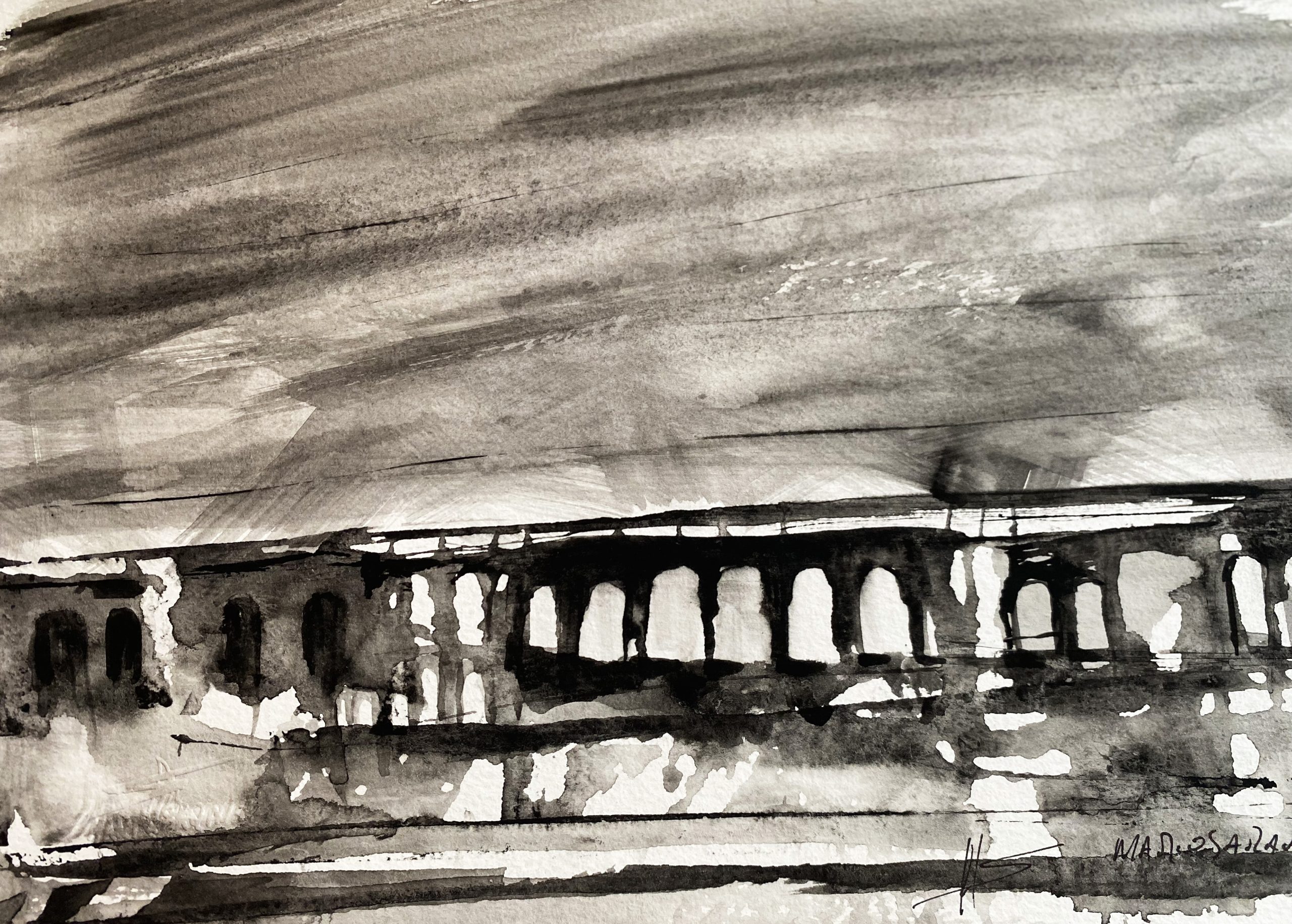 Atelier Mario Saravia, Gouache surréaliste