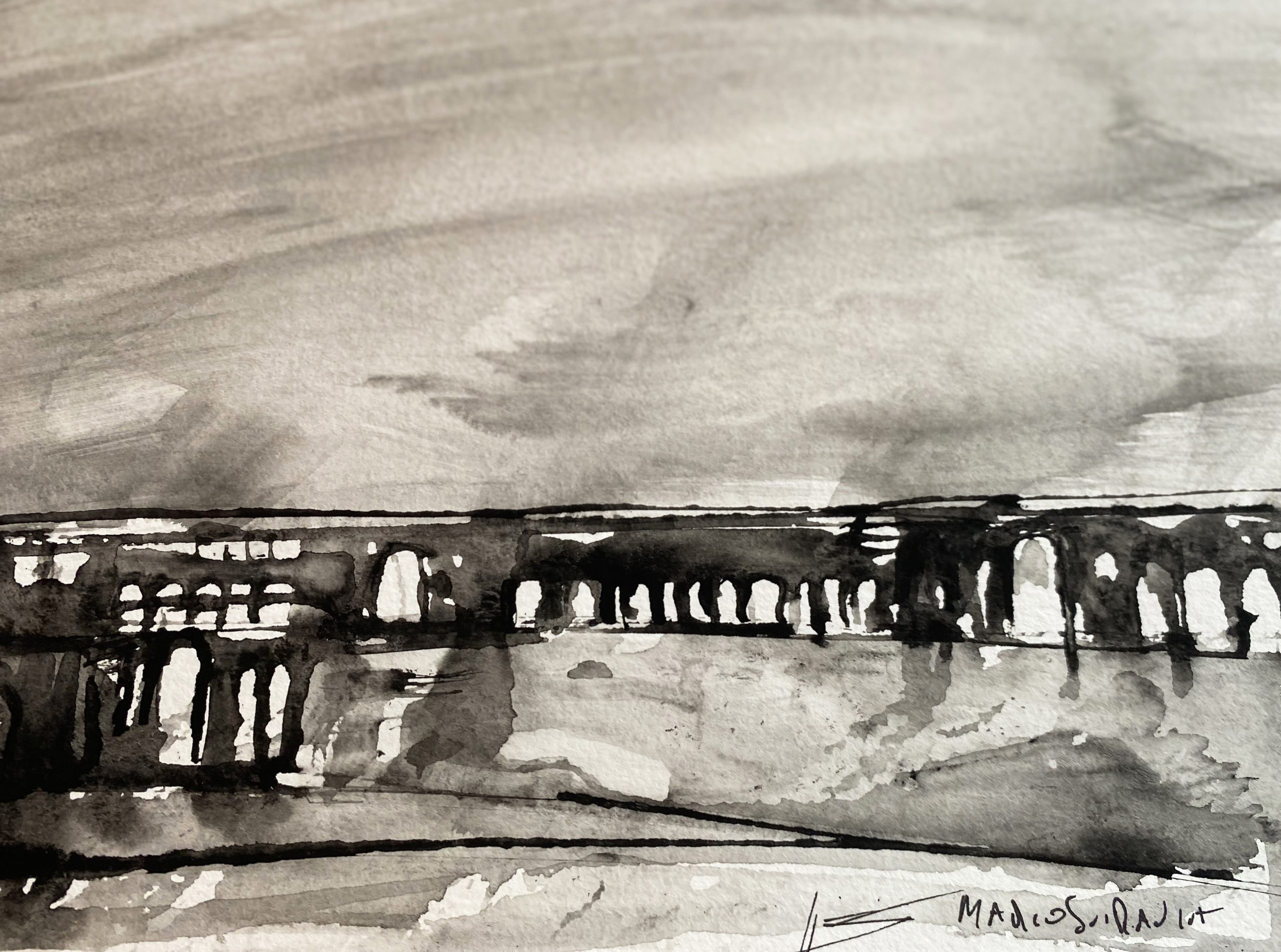 Atelier Mario Saravia, Gouache surréaliste