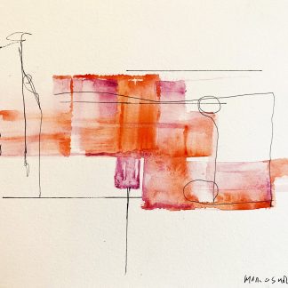Atelier Mario Saravia, Gouache abstraite
