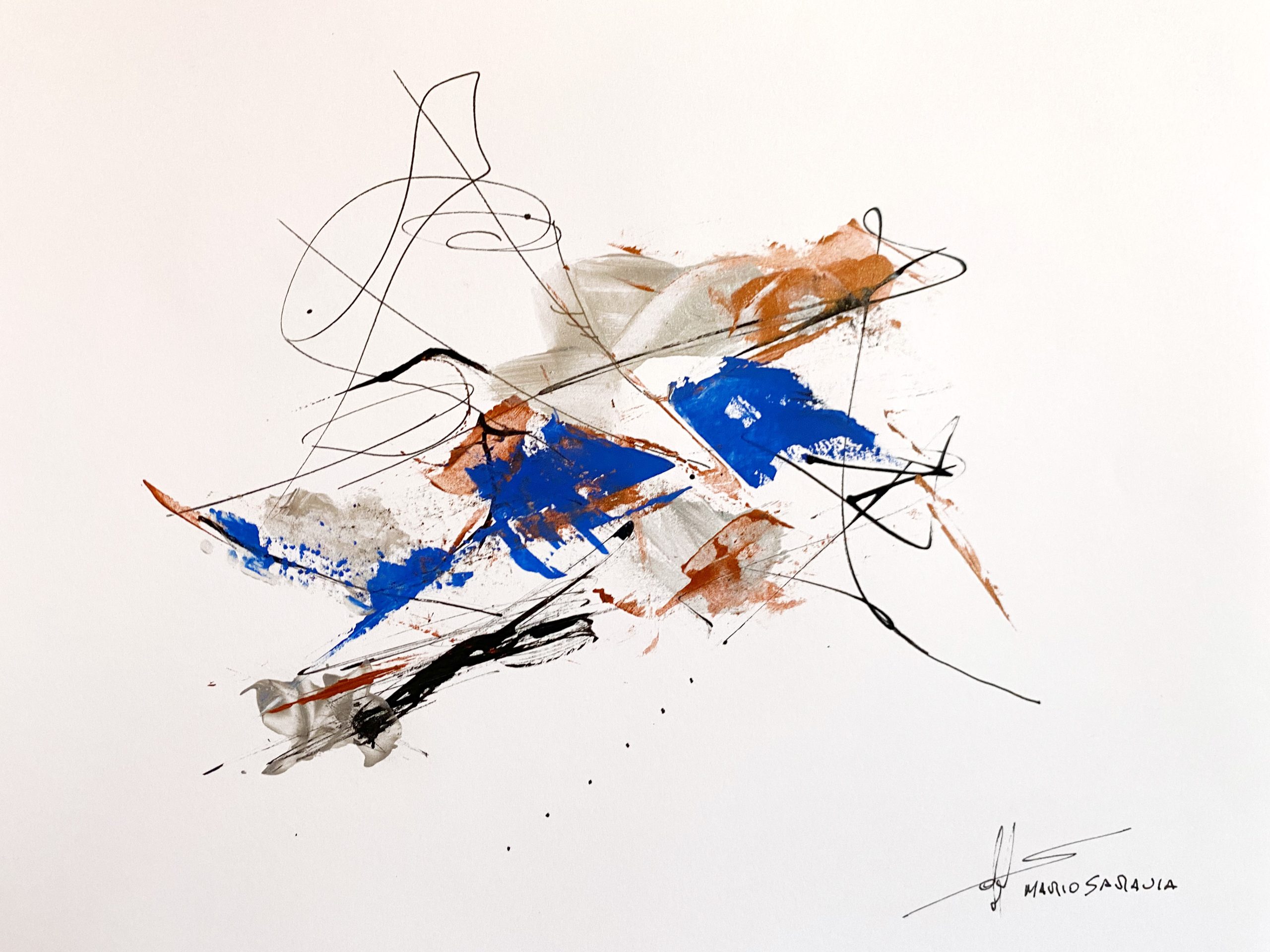 Atelier Mario Saravia, MGouache abstraite