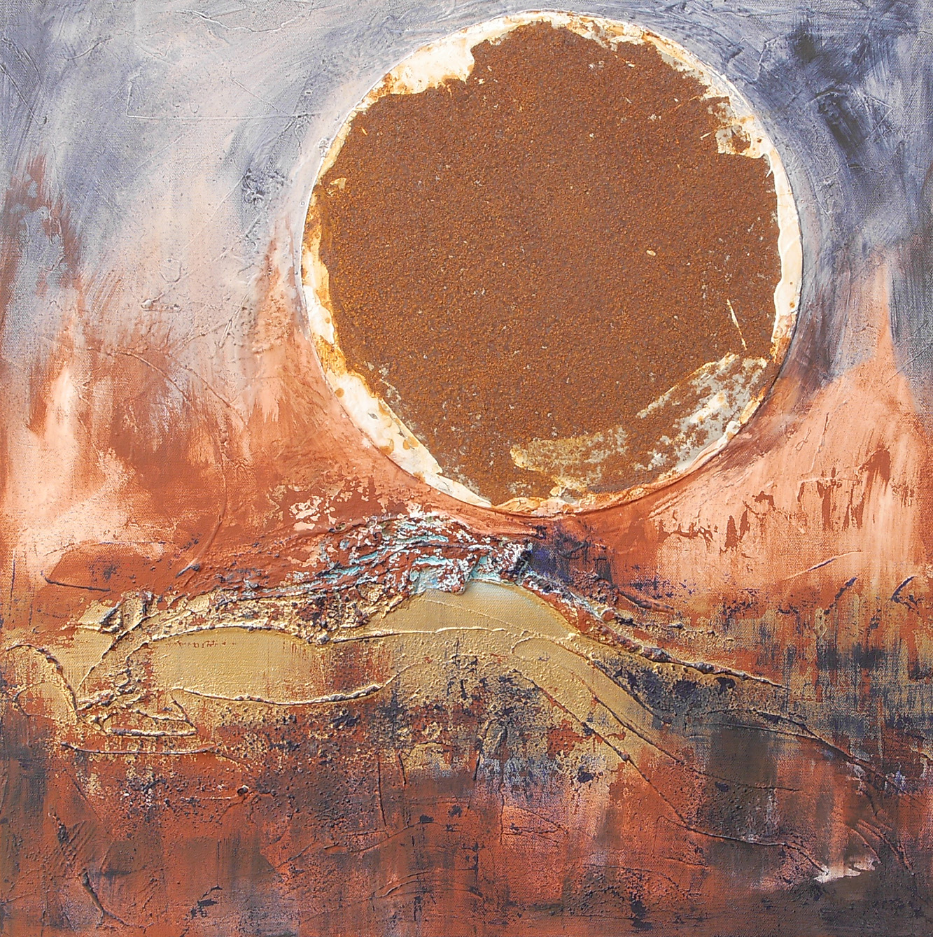 Atelier Mario Saravia, peinture abstraite