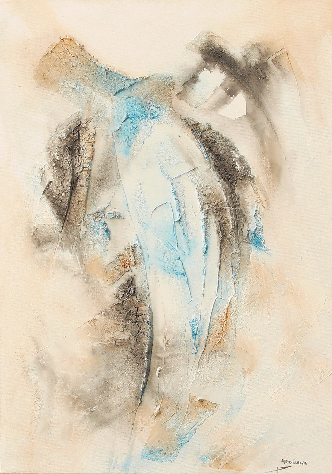 Atelier Mario Saravia, peinture abstraite