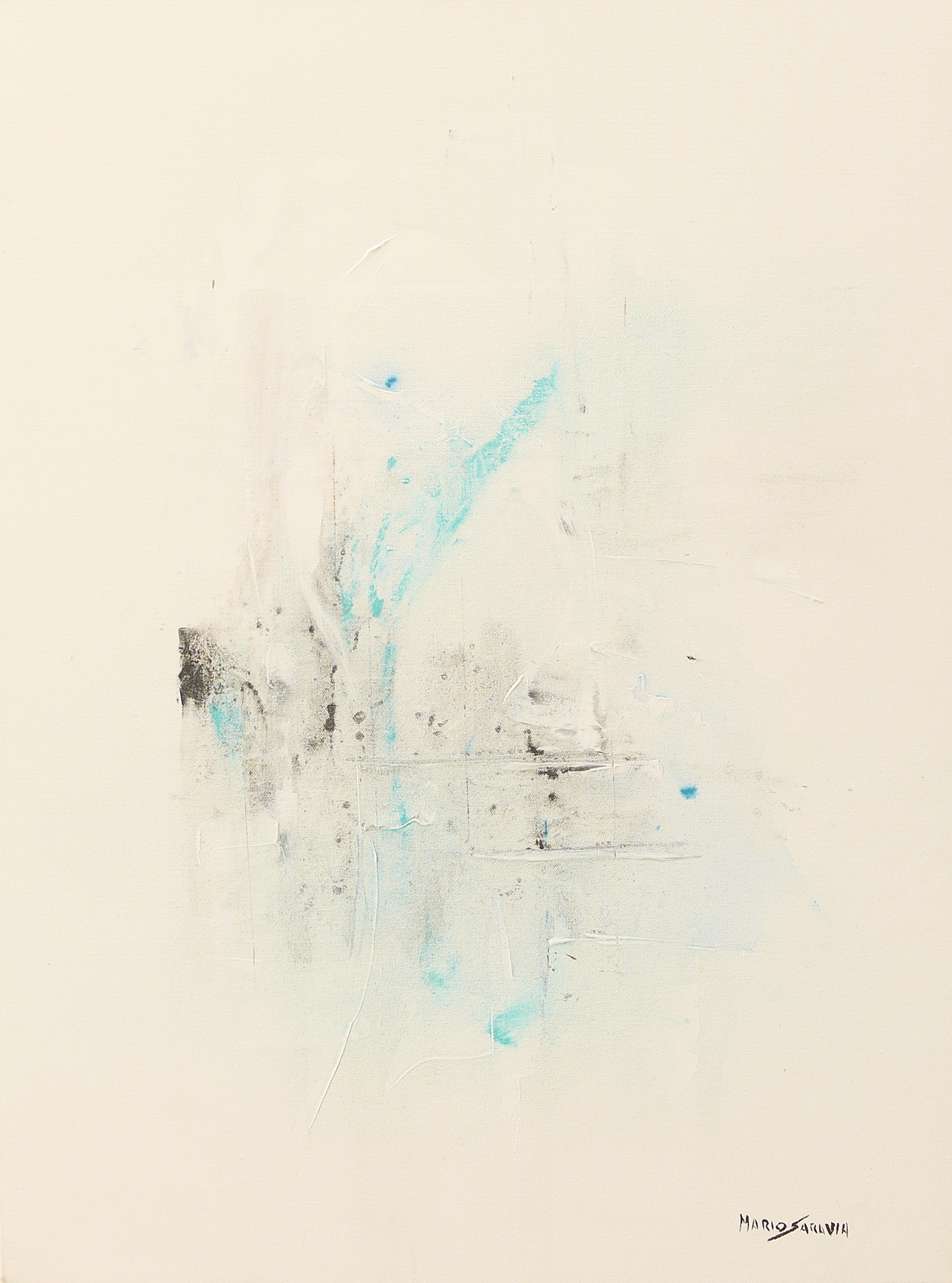 Atelier Mario Saravia, peinture abstraite