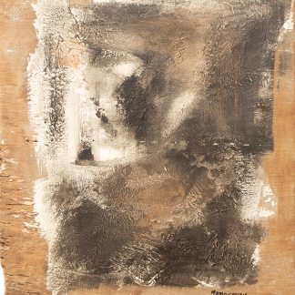 Atelier Mario Saravia, peinture acrylique sur bois